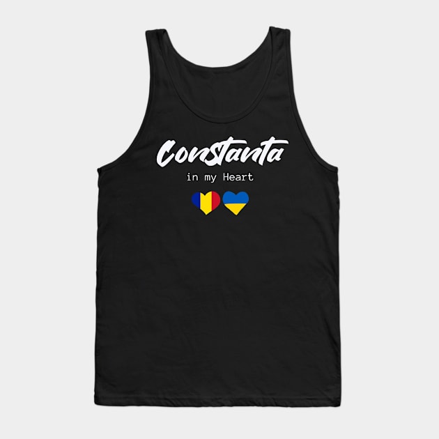 Constanta in my Heart. Romania-Ukraina Tank Top by TigrArt